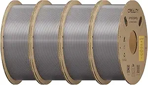 Creality Creality Hyper PETG Filament Bundle 4KG, High-Speed PETG for 30–/s Printing, Low Stringing, Strong Layer Adhesion, +/- Accuracy,Fits for Most FDM 3D Printers(Grey 4-Pack)