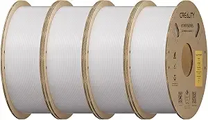 Creality Creality Hyper PETG Filament Bundle 4KG, High-Speed PETG for 30–/s Printing, Low Stringing, Strong Layer Adhesion, +/- Accuracy,Fits for Most FDM 3D Printers(White 4-Pack)