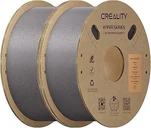 Creality Creality Hyper ABS Filament 2KG, High-Temperature Resistant, High Impact Strength, Stable Printing Performance, +/- Accuracy(Grey)