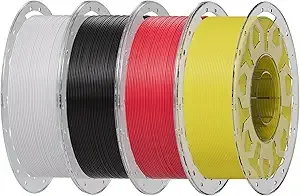 Creality Creality PLA Filament, 3D Printer Filament Bundle, Enhanced Toughness No Warp, Accuracy ± Printing for Most 3D Printers
