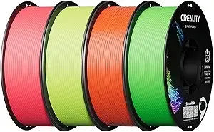 Creality Creality PLA Filament, 3D Printer Filament Bundle, Enhanced Toughness No Warp, Accuracy ± Printing for Most 3D Printers