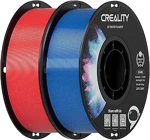 Creality Creality ABS Filament 2 kg, 3D Printer Filament Bundle, Excellent Resistance, Odorless Non-Toxic, Stability, Tough, 2 Pack(4.4 lbs)