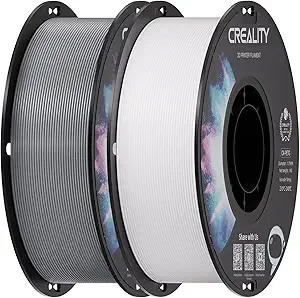 Creality Creality PETG 3D Printer Filament 2 kg, Excellent Toughness High Precision, Odorless Non-Toxic Moistureproof, Glossy PETG Filament for 3D Printer