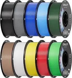 Creality Creality PETG 3D Printer Filament 10 kg, Excellent Toughness High Precision, Odorless Non-Toxic Moistureproof, Glossy PETG Filament for 3D Printer