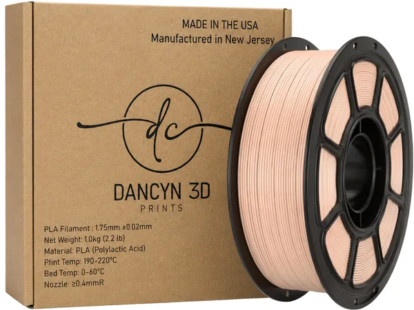 Dancyn 3D Prints PLA+ Beige