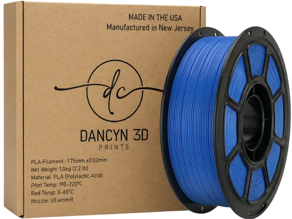 Dancyn 3D Prints PLA+ Blue