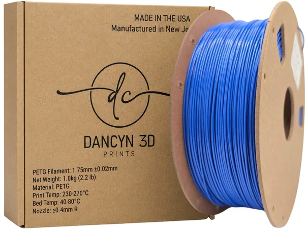 Dancyn 3D Prints PETG Blue