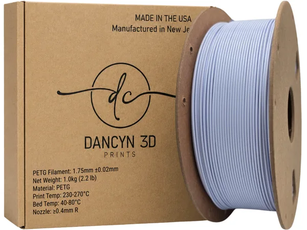 Dancyn 3D Prints PETG Blue