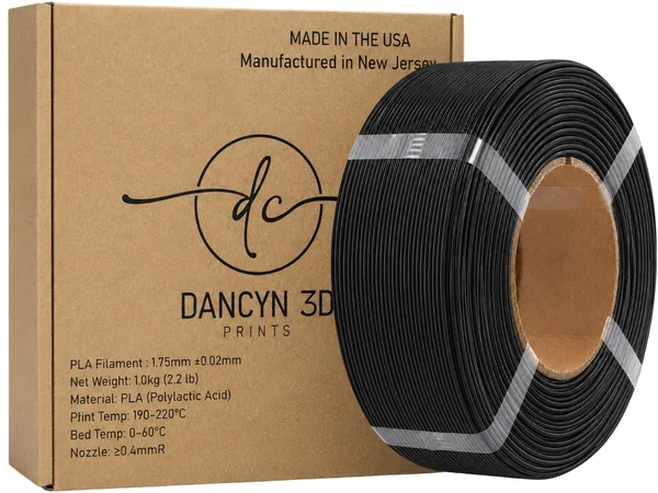Dancyn 3D Prints PLA Black
