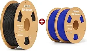 Deeplee3D DEEPLEE PLA 3D Printer Filament 1kg Black and 2kg Dark Blue