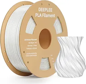 Deeplee3D PLA Silk White