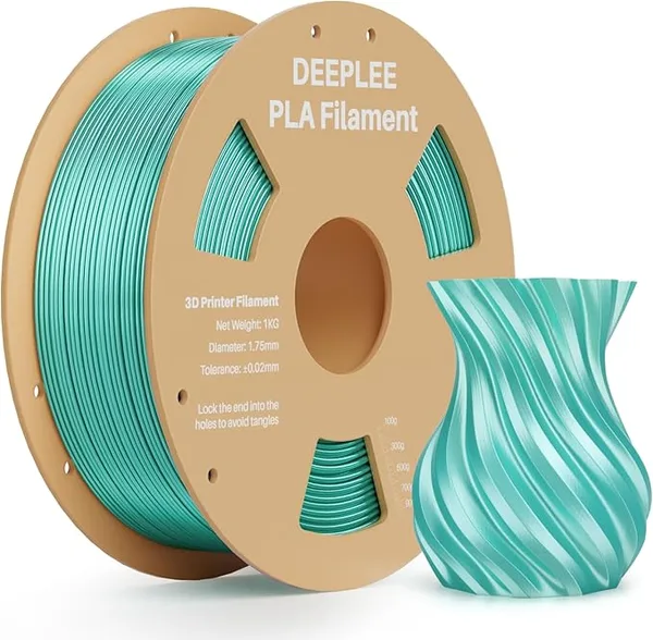 Deeplee3D PLA Silk Mint Green