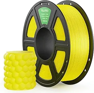 Deeplee3D DEEPLEE PLA PRO Filament, Stronger Toughness 3D Printer Filament, PLA Filament Dimensional Accuracy +/-, Neatly Wound, Fits Most FDM 3D Printer, 1KG Yellow