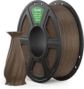 Deeplee3D DEEPLEE PLA PRO Filament, Stronger Toughness 3D Printer Filament, PLA Filament Dimensional Accuracy +/-, Neatly Wound, Fits Most FDM 3D Printer, 1KG Brown