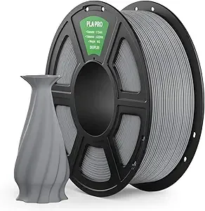 Deeplee3D DEEPLEE PLA PRO Filament, Stronger Toughness 3D Printer Filament, PLA Filament Dimensional Accuracy +/-, Neatly Wound, Fits Most FDM 3D Printer, 1KG Grey
