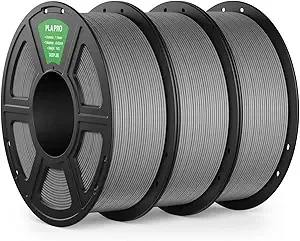 Deeplee3D DEEPLEE PLA PRO Filament, Stronger Toughness 3D Printer Filament, PLA Filament Dimensional Accuracy +/-, Neatly Wound, Fits Most FDM 3D Printer, 3 Pack Grey