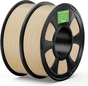 Deeplee3D DEEPLEE PLA+ 2.0 Filament, Stronger Toughness 3D Printer Filament, Beige 2KG, Upgrade PLA Plus 3D Printer Filament, High Speed PLA+ Filament for Most FDM 3D Drucker