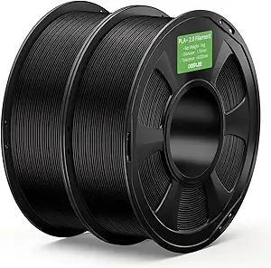 Deeplee3D DEEPLEE PLA+ 2.0 Filament, Stronger Toughness 3D Printer Filament, Black 2KG, Upgrade PLA Plus 3D Printer Filament, High Speed PLA+ Filament for Most FDM 3D Drucker