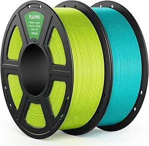 Deeplee3D DEEPLEE PLA PRO Filament, Stronger Toughness 3D Printer Filament, PLA Filament Dimensional Accuracy +/-, Neatly Wound, Fits Most FDM 3D Printer, Green and Turquoise 2KG