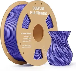 Deeplee3D PLA Silk Bluish Purple