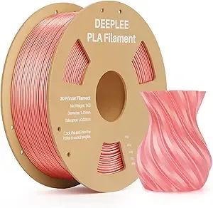 Deeplee3D PLA Silk Peach Pink