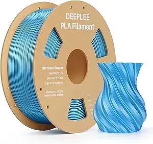 Deeplee3D PLA Silk Sky Blue