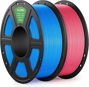 Deeplee3D DEEPLEE PLA PRO Filament, Stronger Toughness 3D Printer Filament 2KG, PLA Filament Dimensional Accuracy +/-, Neatly Wound, Fits Most FDM 3D Printer, Sky Blue and Hot Pink