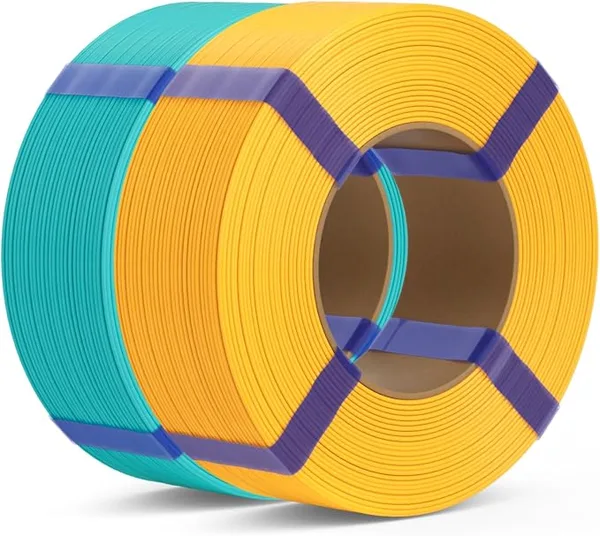 Deeplee3D PLA Sunflower Yellow/Turquoise