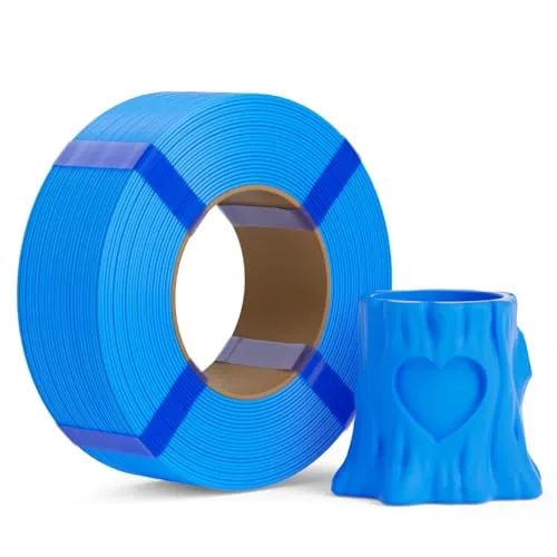 Deeplee3D DEEPLEE PLA Basic Refill Filament, No Spool 3D Printer Filament, Dimensional Accuracy +/-, Fits for Most FDM 3D Printers, 1KG Sky Blue