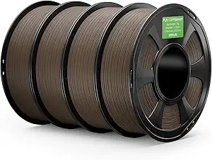 Deeplee3D DEEPLEE PLA+ 2.0 Filament, 3D Printer Filament, Upgrade PLA Plus 3D Printer Filament, High Speed PLA+ Filament for Most FDM 3D Printer, Brown 4kg