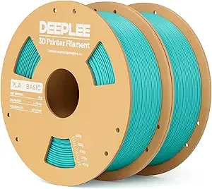 Deeplee3D DEEPLEE Basic PLA Filament, 3D Printer Filament, Turquoise 2kg