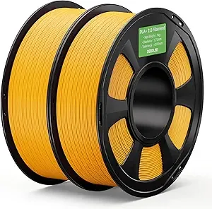 Deeplee3D DEEPLEE PLA+ 2.0 Filament, 3D Printer Filament, Upgrade PLA Plus 3D Printer Filament, High Speed PLA+ Filament for Most FDM 3D Printer, Sunflower Yellow 2kg