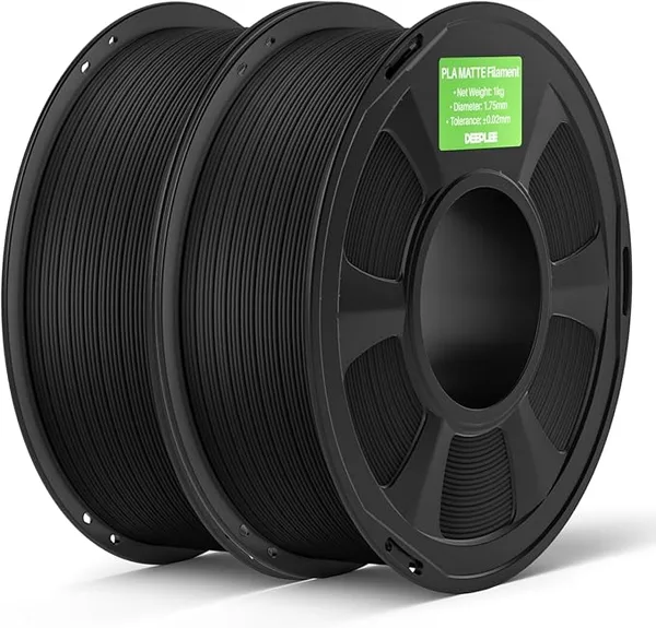 Deeplee3D DEEPLEE Matte PLA Filament, 2kg Black