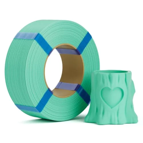 Deeplee3D DEEPLEE PLA Basic Refill Filament, No Spool 3D Printer Filament, Dimensional Accuracy +/-, Fits for Most FDM 3D Printers, 1KG Light Cyan
