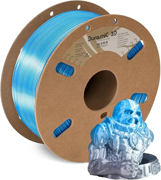 DURAMIC 3D PLA Silk Blue Silver