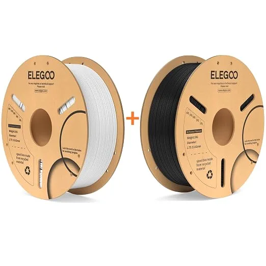 Elegoo PLA White, Black