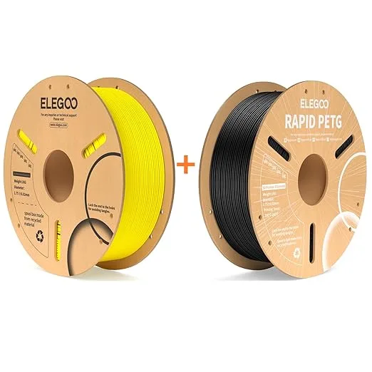 Elegoo PLA Yellow, Black