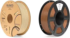 Elegoo PLA+ Filament Brown 1KG & PLA Filament Beige 1KG