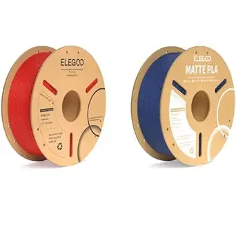 Elegoo ELEGOO Matte PLA Filament Navy Blue 1KG & PLA Filament Red 1KG