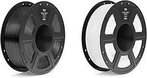 Elegoo PLA Filament Black 1KG & PLA Filament White 1KG