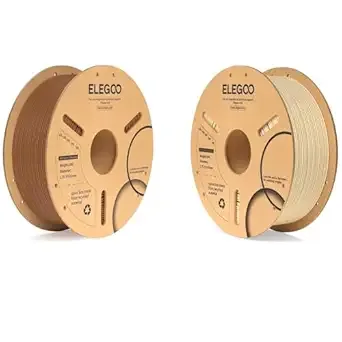 Elegoo PLA Plus Filament Brown 1KG & PLA Filament Beige 1KG