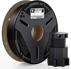 Elegoo ELEGOO Carbon Fiber PETG Filament Black 0.5KG, High Strength & Rigidity PETG-CF 3D Printing Filament, Abrasion Resistance for Functional Parts, 500g Spool Fits for Most FDM 3D Printers