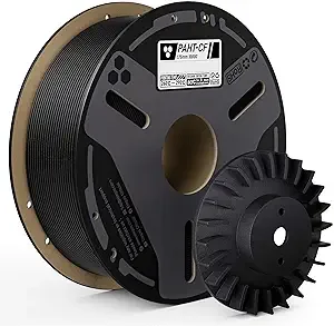 Elegoo ELEGOO Carbon Fiber PAHT Filament Black 1KG, Nylon CF High Temp 3D Printing Filament, High Strength & Rigidity, Corrosion Resistance, 1KG(2.2lbs) Spool for Enclosed FDM 3D Printers