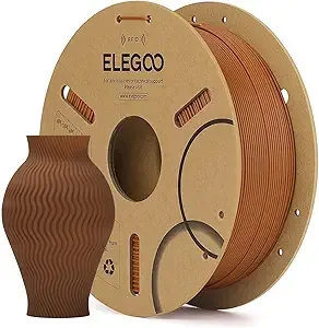 Elegoo ELEGOO RFID PLA Filament Brown 1KG, Auto Identification 3D Printer Filament Compatible with Canvas, Dimensional Accuracy +/-, 1kg(2.2lbs) Spool for Most 3D Printers