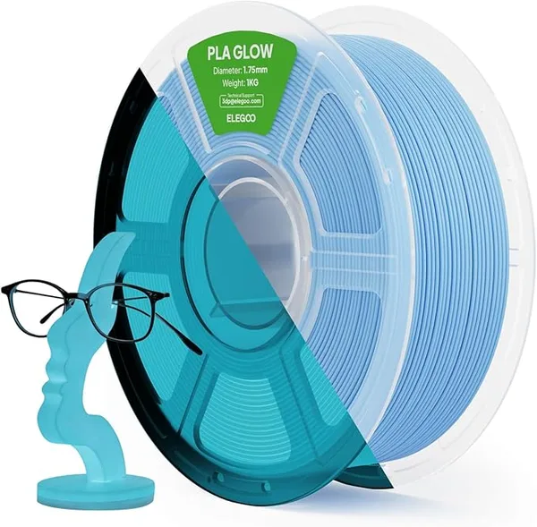 Elegoo PLA Glow Blue