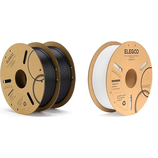 Elegoo PLA+ Black, White