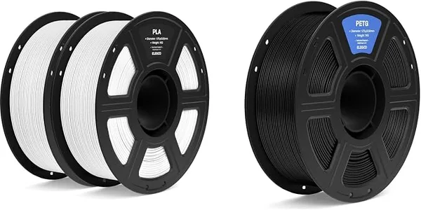 Elegoo PLA White, Black