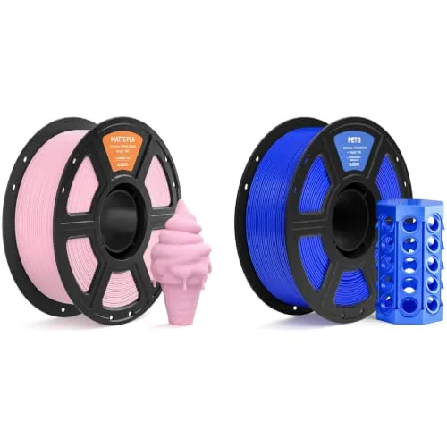 Elegoo ELEGOO Matte PLA Filament Sakura Pink 1KG &PETG Filament Blue 1KG