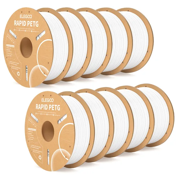 Elegoo Rapid PETG Filament White 10 kg