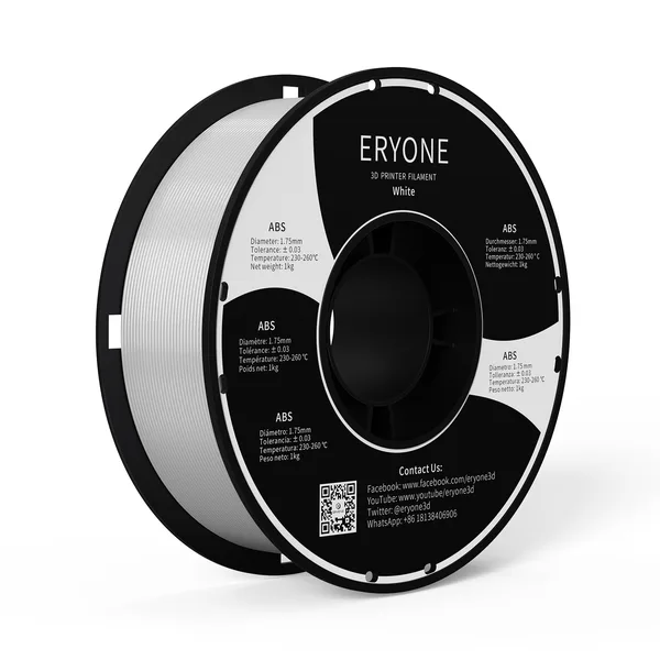ERYONE (Bundle Sale)  ABS Filament，1kg  (MOQ:10 Rolls,Mixable )